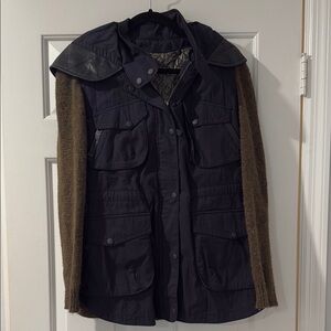 O’2nd Women’s Navy and Brown Field Jacket
